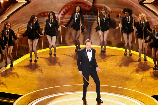 Conan O'Brien at the 97th Oscars held at the Dolby Theatre on March 2, 2025 in Hollywood, California. (Photo by Rich Polk/Penske Media via Getty Images)